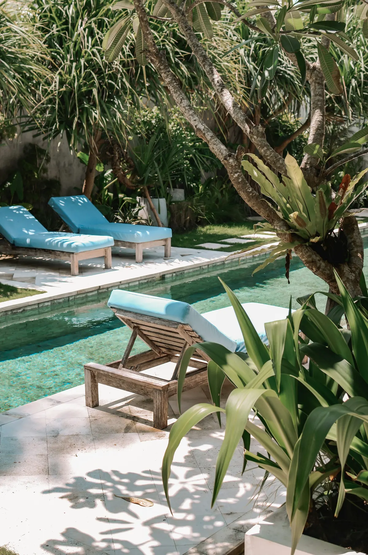 Peaceful tropical villa and pool in Bali